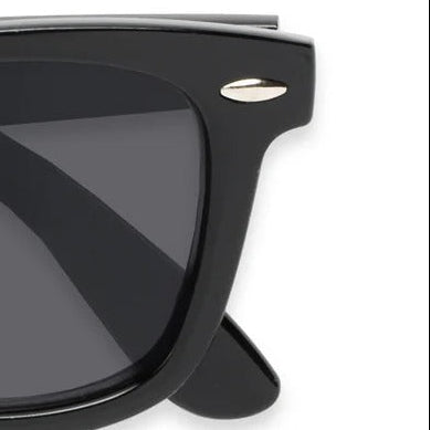 Black square frame sunglasses