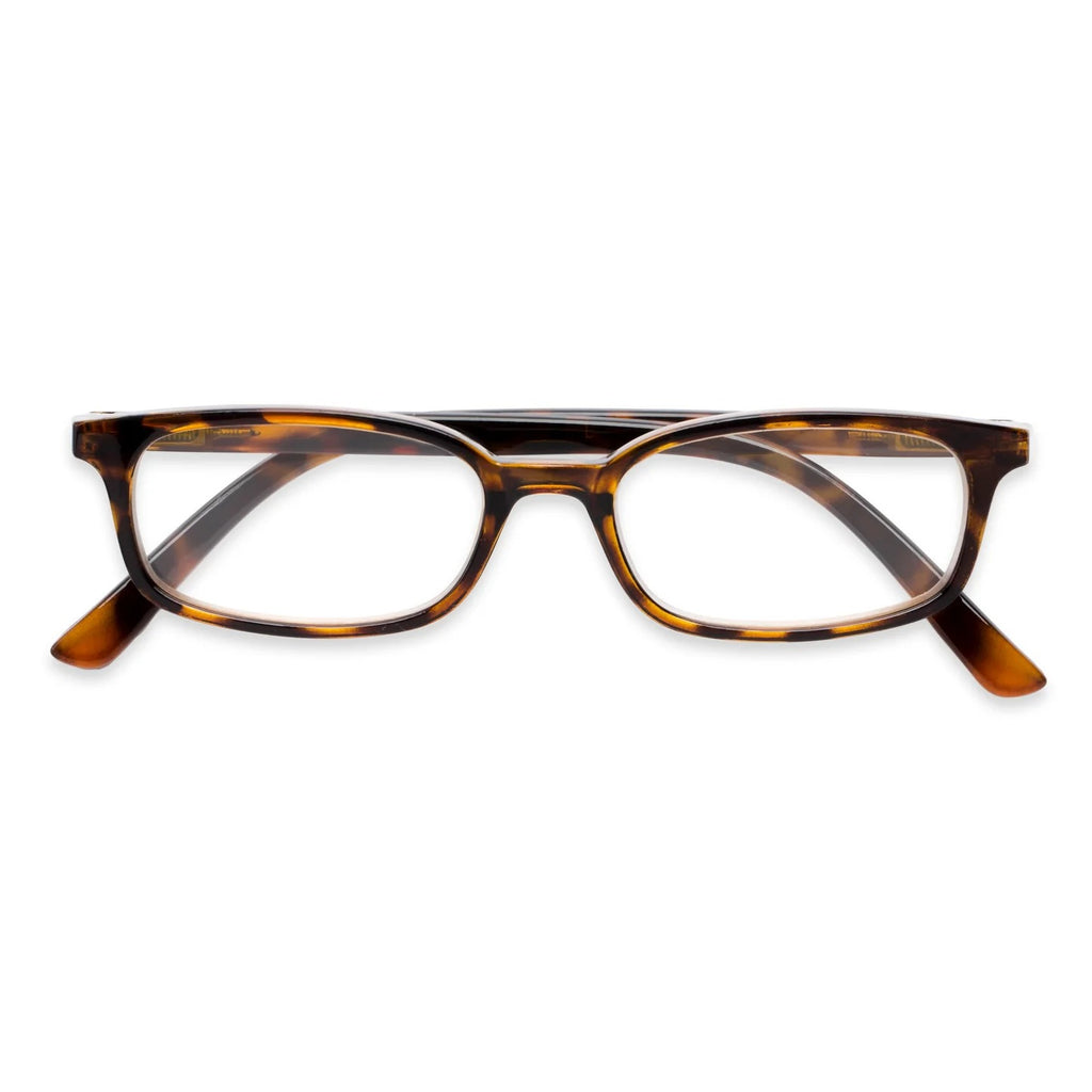 Rectangular tortoiseshell eyeglass frames