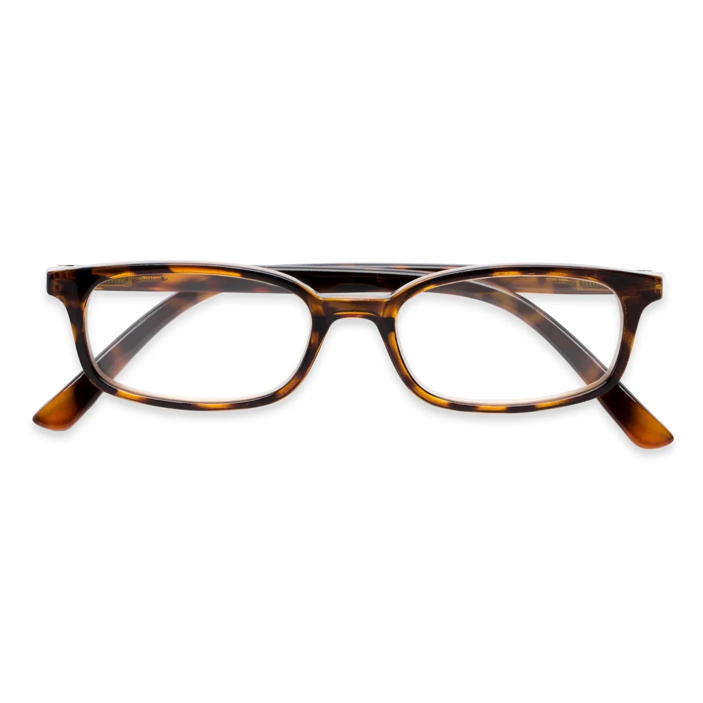 Rectangular tortoiseshell eyeglass frames