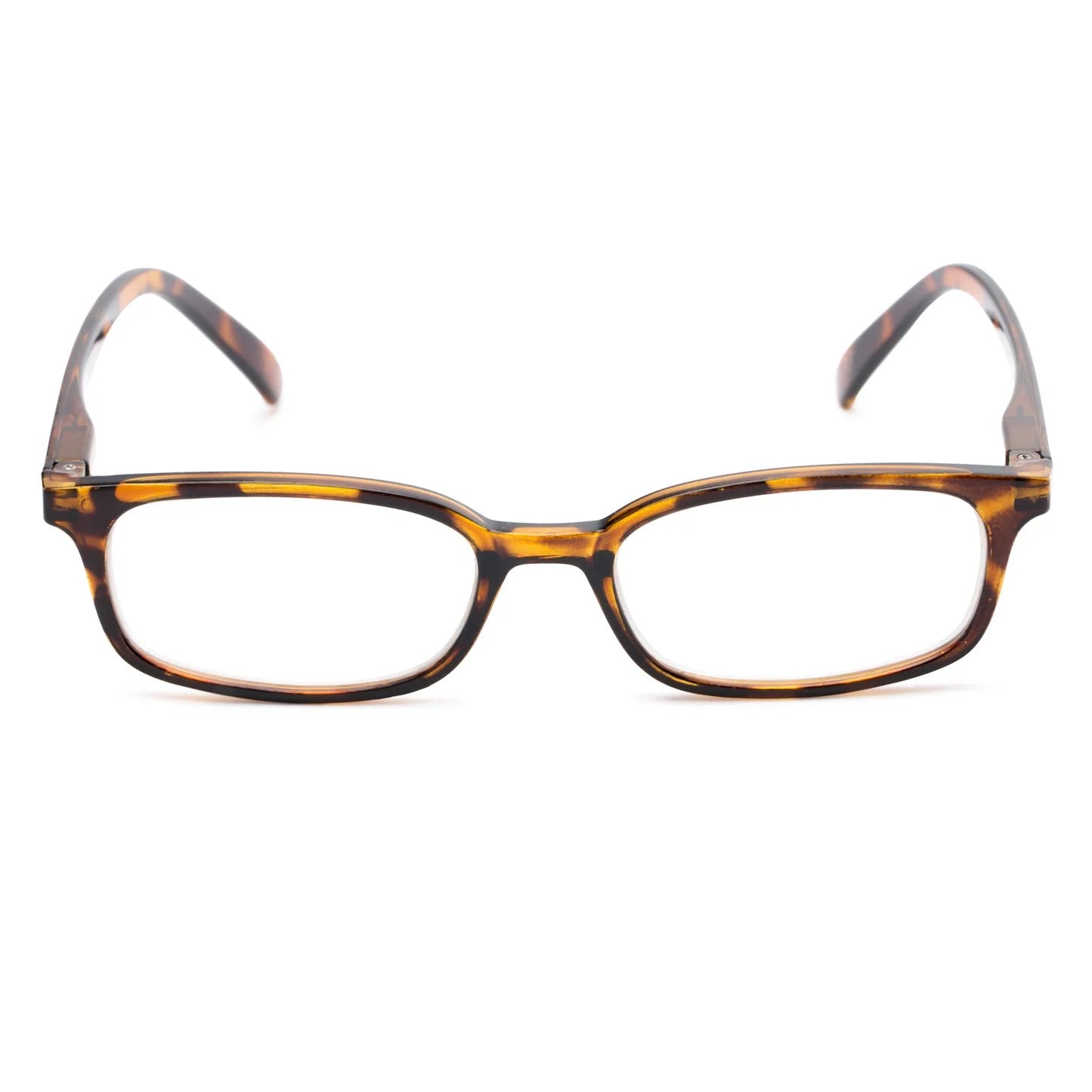 Rectangular tortoiseshell eyeglass frames