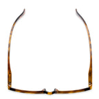 Rectangular tortoiseshell eyeglass frames