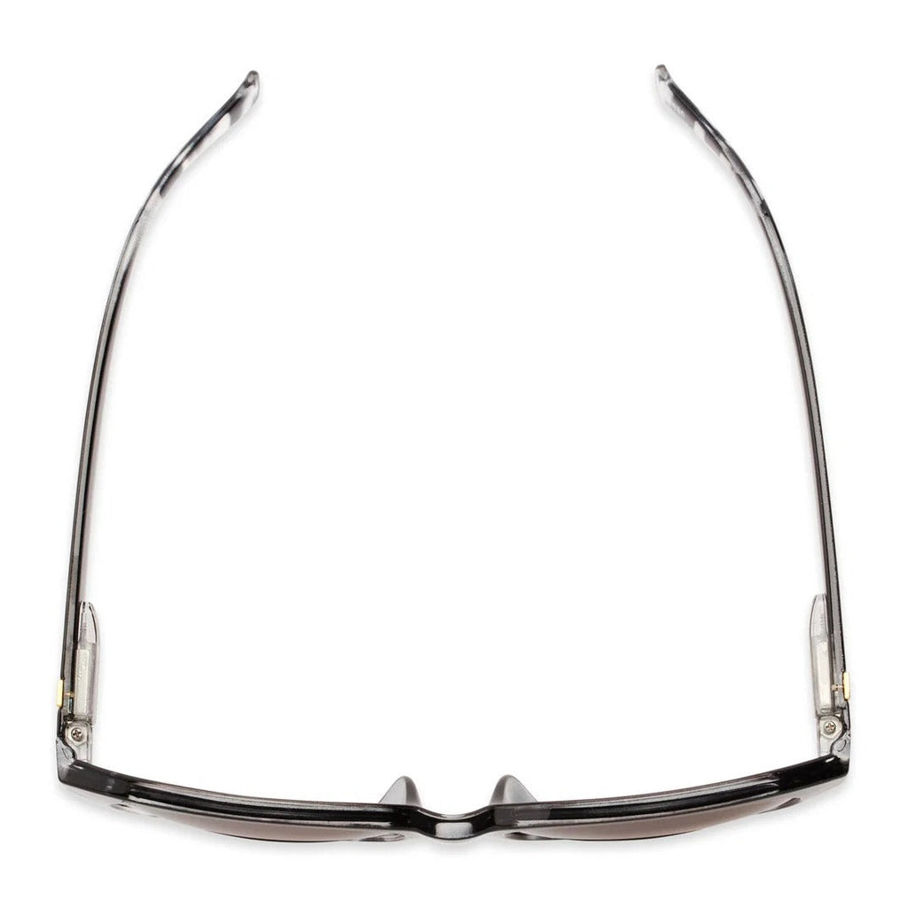Round sunglasses with black to grey gradient