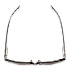 Round sunglasses with black to grey gradient