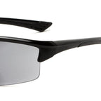 Semi rimless sporty bifocal sunglasses