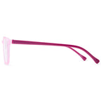 Soft pink square optical frames